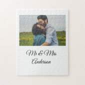 Eenvoudig minimum aantal Mr. en mrs voegen jouw na Legpuzzel (Verticaal)