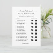 Eenvoudig minimum zei hij dat ze Vrijgezellenfeest Kaart (Staand voorkant)