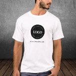 Eenvoudig minimumaantal aangepaste Logo- en tekstb T-shirt<br><div class="desc">Promoot uw bedrijf met dit coole T-shirt,  met aangepaste logo & tekst! Voeg eenvoudig uw eigen logo toe door op de optie "personaliseren" te klikken.</div>