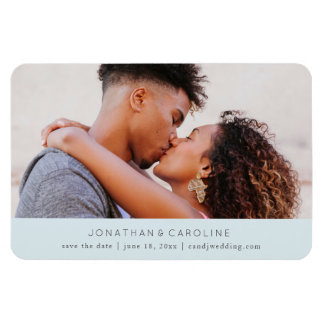 Eenvoudig minimumaantal: datum opslaan, groot foto magneet