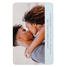 Eenvoudig minimumaantal: datum opslaan, groot foto magneet