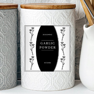 Eenvoudig minimumaantal keukengerei voor het stopl sticker