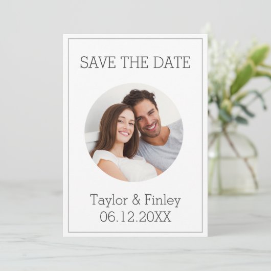 Eenvoudig minimumaantal persoonlijke foto's met le kaart (Staand voorkant)