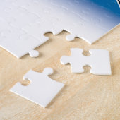 Eenvoudig minimumaantal ritten in Kopenhagen Denem Legpuzzel (Zijkant)