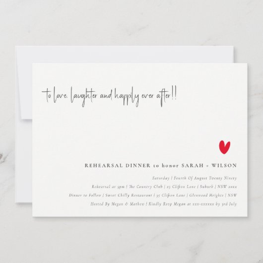 Eenvoudig minimumaantal rode hartritmerepetities kaart (Voorkant)