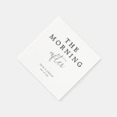 Eenvoudig minimumaantal 's ochtends na de bruiloft servet (Hoek)