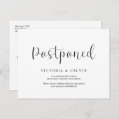 Eenvoudig minimumaantal, uitgestelde weddenschap briefkaart (Voorkant / Achterkant)