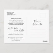 Eenvoudig minimumaantal, uitgestelde weddenschap briefkaart (Achterkant)