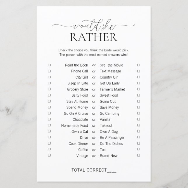 Eenvoudig minimumaantal zou ze eerder Vrijgezellen (Voorkant)