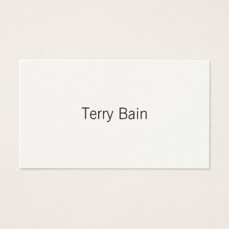 Eenvoudig Minimumcentrum voor en achter Visitekaartjes