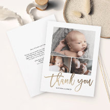 Eenvoudig Modern 3 Fotocollage Baby Foto