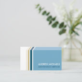 EENVOUDIG MODERN 3D STRIPE trendy mannelijk vet bl Visitekaartje (Staand voorkant)