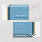 EENVOUDIG MODERN 3D STRIPE trendy mannelijk vet bl Visitekaartje (Voorkant / Achterkant)