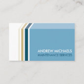 EENVOUDIG MODERN 3D STRIPE trendy mannelijk vet bl Visitekaartje (Voorkant)