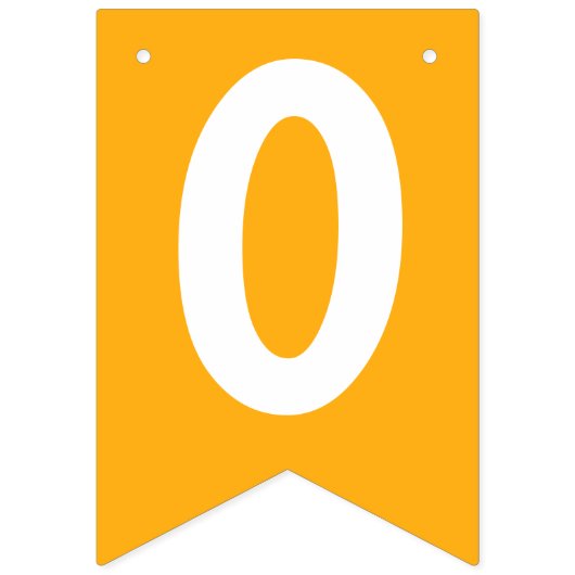 Eenvoudig, modern, aangepast Afstudeerder, jaar Vlaggetjes (Tweede vlag)