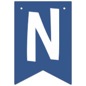 Eenvoudig, modern, aangepast Afstudeerder, jaar Vlaggetjes (Derde vlag)