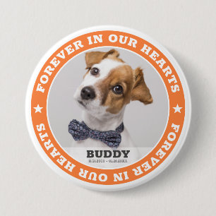 Eenvoudig modern aangepast foto-sympathie voor fot ronde button 7,6 cm