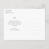 Eenvoudig modern, aangepast kerstBriefkaart met fo Feestdagenkaart (Achterkant)