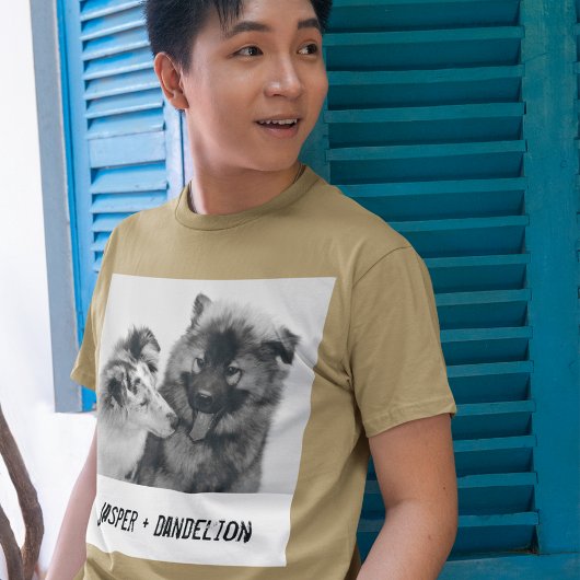 Eenvoudig, modern aangepast pakket of mensen Tri-Blend shirt