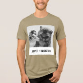 Eenvoudig, modern aangepast pakket of mensen Tri-Blend shirt (Voorkant)