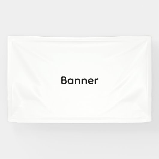 Eenvoudig Modern Aangepast Spandoek (Horizontaal)