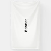 Eenvoudig Modern Aangepast Spandoek (Verticaal)