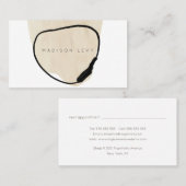 Eenvoudig modern Abstract Artisan Business Afsprakenkaartje (Voorkant / Achterkant)