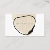 Eenvoudig modern Abstract Artisan Business Afsprakenkaartje (Voorkant)