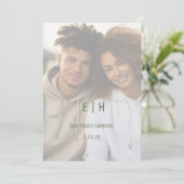 Eenvoudig Modern Afdrukbaar Bewaar De Datum Save The Date (Staand voorkant)