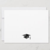 Eenvoudig Modern Afstuderen 2025 Uitnodiging (Achterkant)