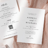 Eenvoudig Modern Alles in Een Hand Getrokken Hart Kaart