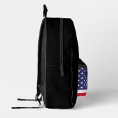 Eenvoudig Modern Amerikaans VS Vlag Nationaal 4 ju Bedrukte Rugzak (Links)