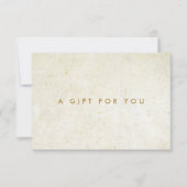 Eenvoudig modern Antiek Boho Cadeaucertificaat (Voorkant)