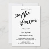 Eenvoudig, modern Baby shower voor handschriftenpa Kaart (Voorkant)