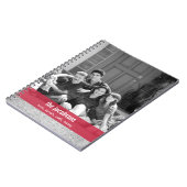 Eenvoudig Modern Band Gepersonaliseerd Notitieboek (Linkerzijde)