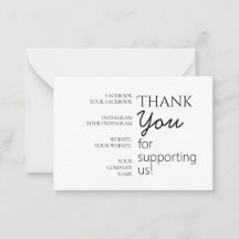 Eenvoudig, modern, bedankt, vlakke Kaart