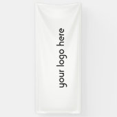 Eenvoudig modern bedrijfs winkel logo banner ontwe (Verticaal)