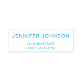 Eenvoudig modern bedrijfsadres  zelfinktende stempel (Design)