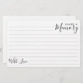 Eenvoudig modern begrafenismonument voor een Memor (Voorkant / Achterkant)