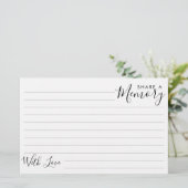 Eenvoudig modern begrafenismonument voor een Memor (Staand voorkant)