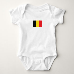 Eenvoudig Modern België Nationale Vlag Kleding Romper