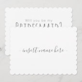 Eenvoudig modern, ben je mijn voorstel voor het br kaart (Voorkant / Achterkant)