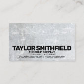 Eenvoudig modern betonnen Visitekaartje (Voorkant)