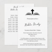 Eenvoudig Modern Bijbelstudie Kerkevenement Kaart (Voorkant / Achterkant)