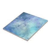 EENVOUDIG MODERN BLAUW GEOMETRISCH ABSTRACT PATROO TEGELTJE (Zijkant)