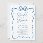 Eenvoudig modern blauw handgetekende boog Vrijgeze Kaart (Voorkant)