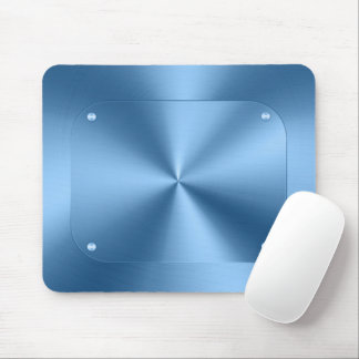 Eenvoudig modern blauw minimalistisch chic muismat