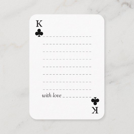 Eenvoudig Modern Bruiloft Gast Boek / Signing Kaar Informatiekaartje (Achterkant)