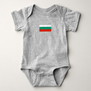 Eenvoudig Modern Bulgarije Nationale Vlag Geschenk Romper