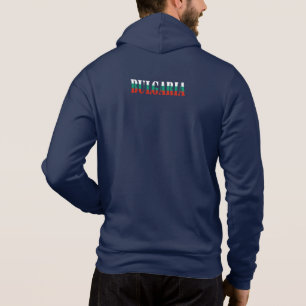 Eenvoudig Modern Bulgarije Nationale Vlag Kleding  Hoodie